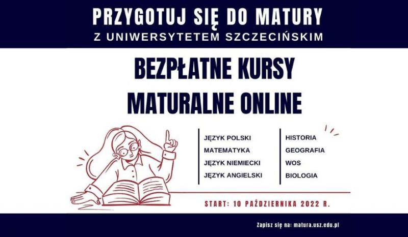 Uniwersytet Szczeciński prowadzi zapisy na kursy maturalne 